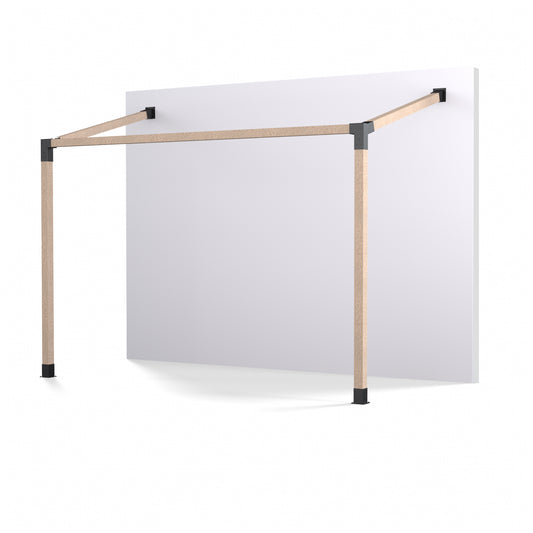 Wall Mount Pergola Kit for 4x4 Wood Posts