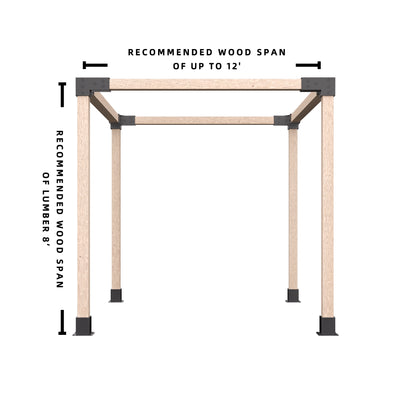 Pergola Kit for 4x4 Wood Posts