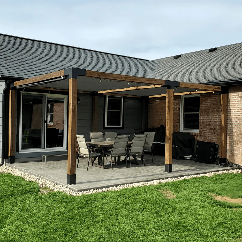 Heavy-Duty Steel Pergola Bracket Kit – Jurrque
